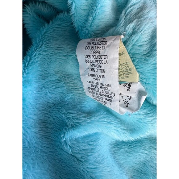 L.L. Bean Womens Turquoise Full-Zip Fleece-Lined Hoodie Jacket M - Picture 5 of 9